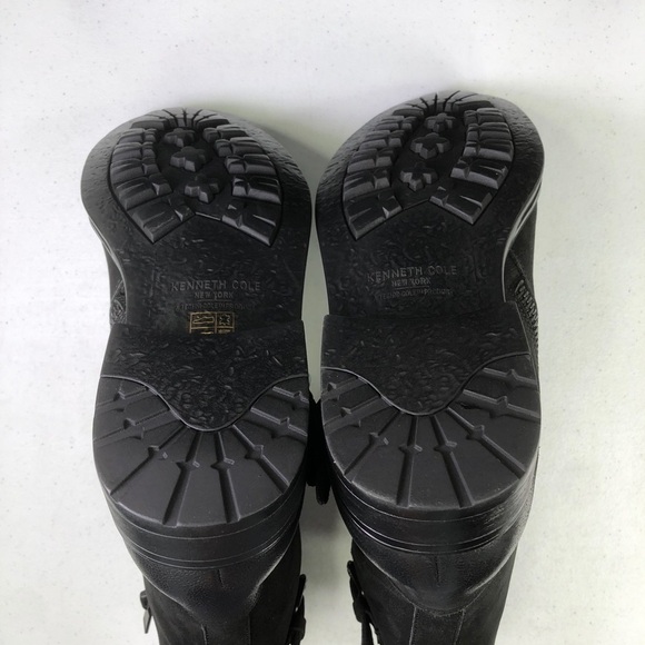 KENNETH Cole New York Hugh C Leather Moto Boots - Picture 8 of 9